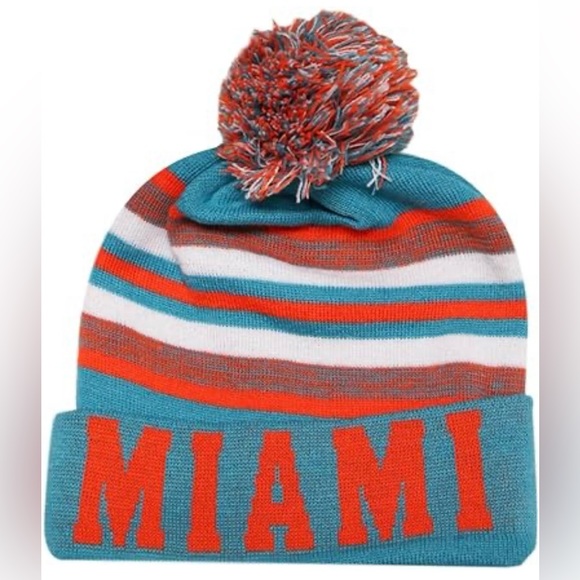 Like new Miami Dolphin beanie - Picture 1 of 4